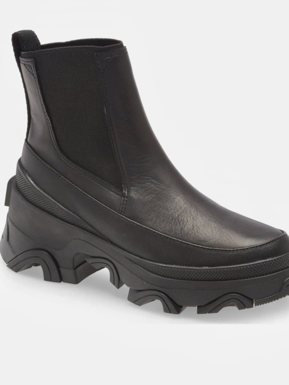Sorel Brex Chelsea Waterproof Black Ankle Boot Size 8